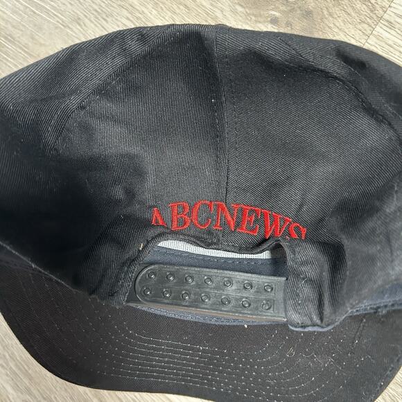 Vintage 1996‎ ABC News The Vote Hat Black Mohrs Cap - Picture 2 of 8